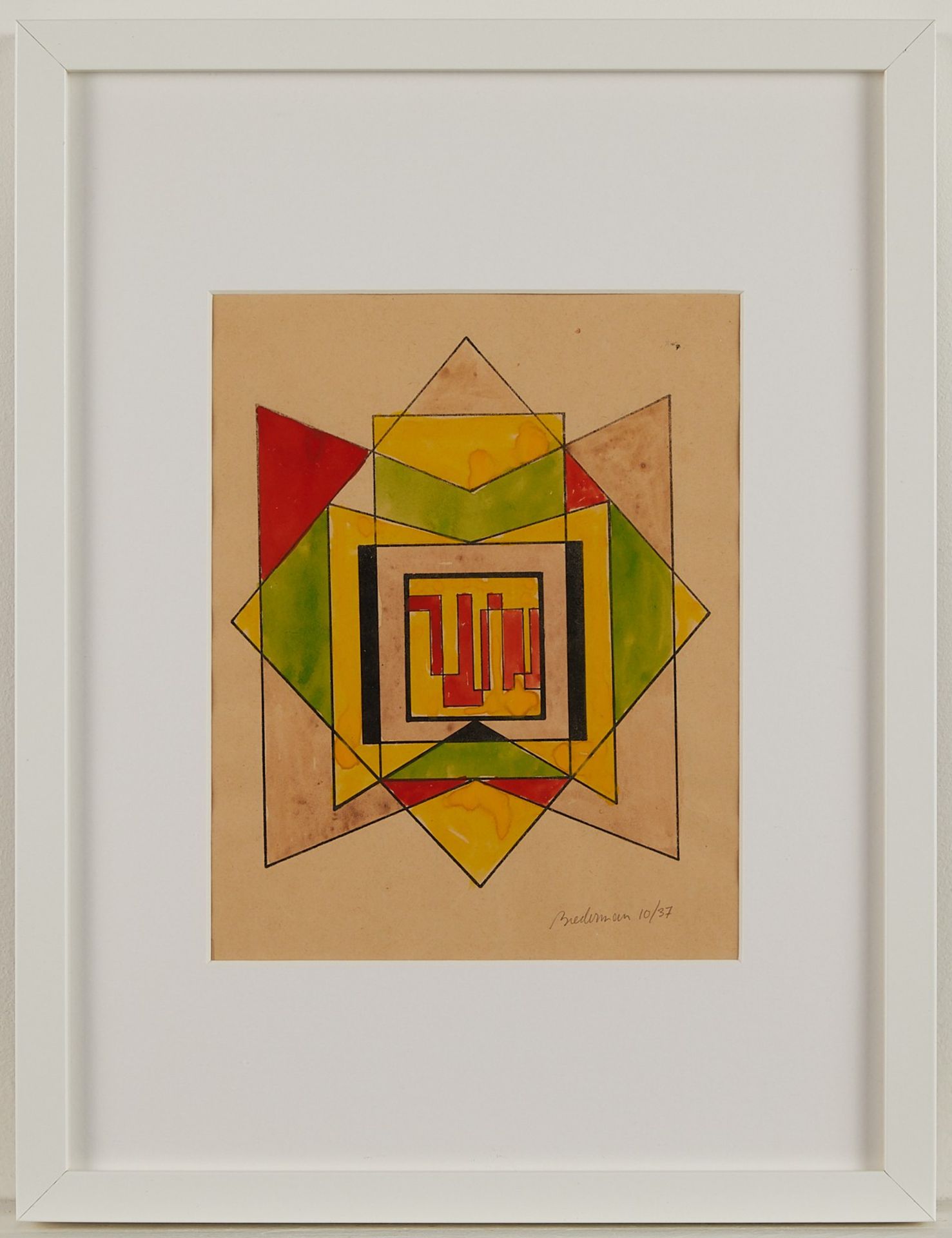 Charles Biederman Hand-colored Lithograph 1937 - Bild 3 aus 6