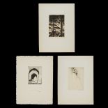 3 Samuel Chatwood Burton Etchings