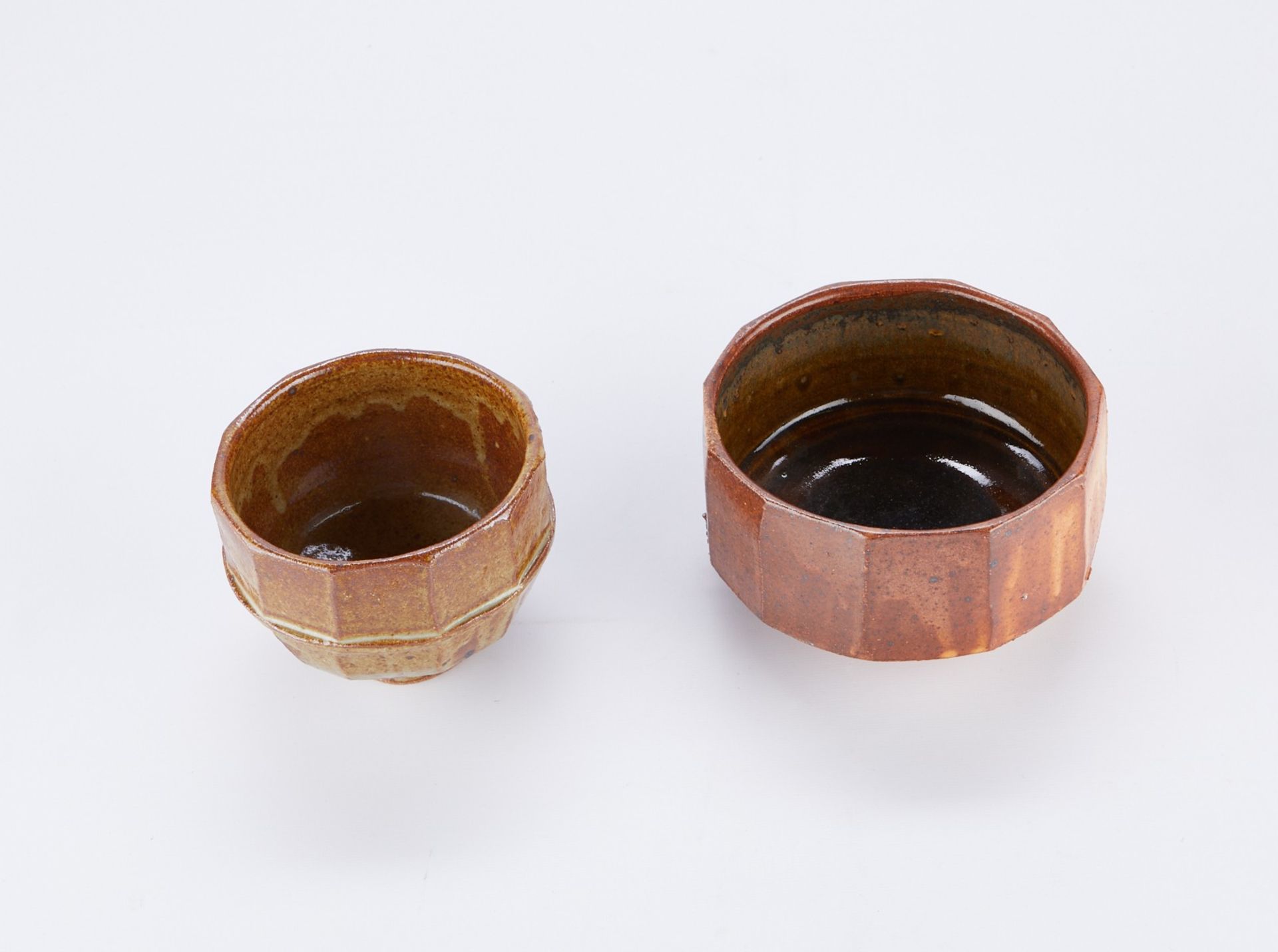 2 Warren MacKenzie Cut Side Pottery Bowls - Marked - Bild 6 aus 8