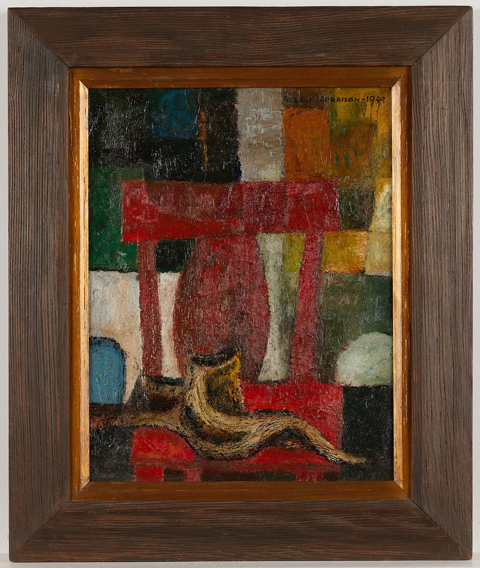 George Morrison Painting Still Life with Pipe 1949 - Bild 3 aus 6