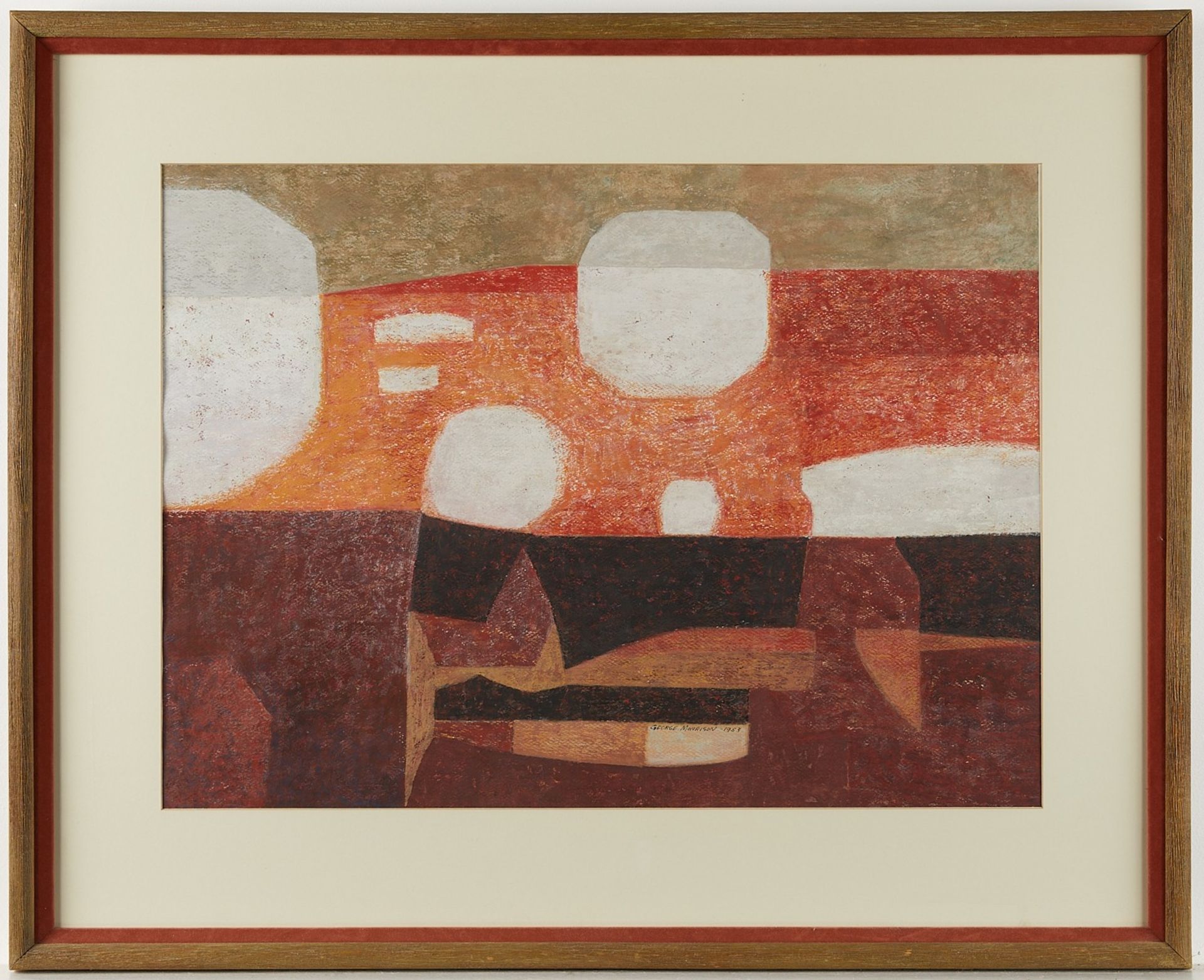 George Morrison "Landscape" Mixed Media 1953 - Bild 3 aus 12