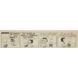 Original Peanuts Comic Strip Charles Schulz 1960