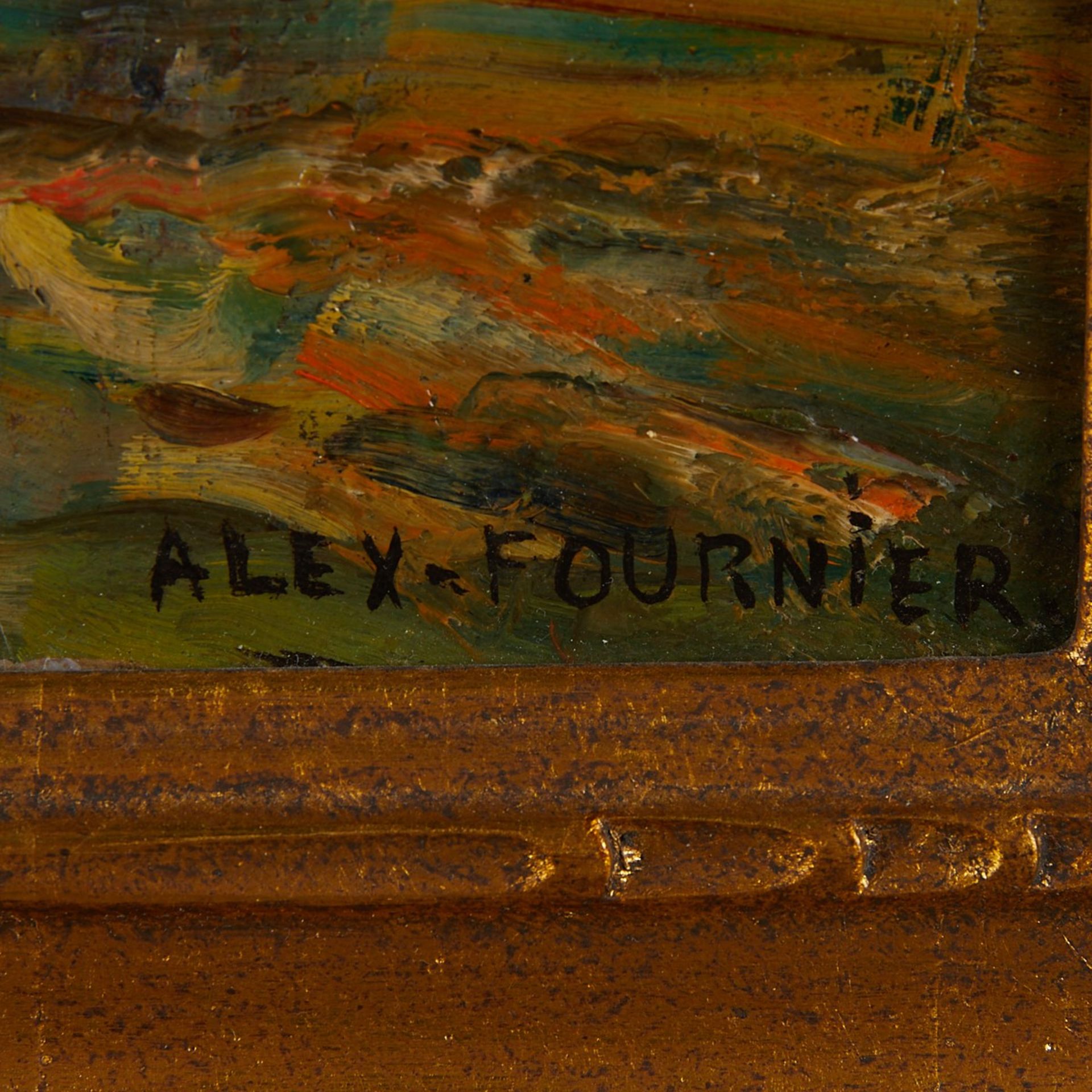 Alexis Fournier "October" Oil on Board Painting - Bild 2 aus 7