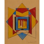 Charles Biederman Hand-colored Lithograph 1937