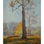 Alexis Fournier "October" Oil on Board Painting