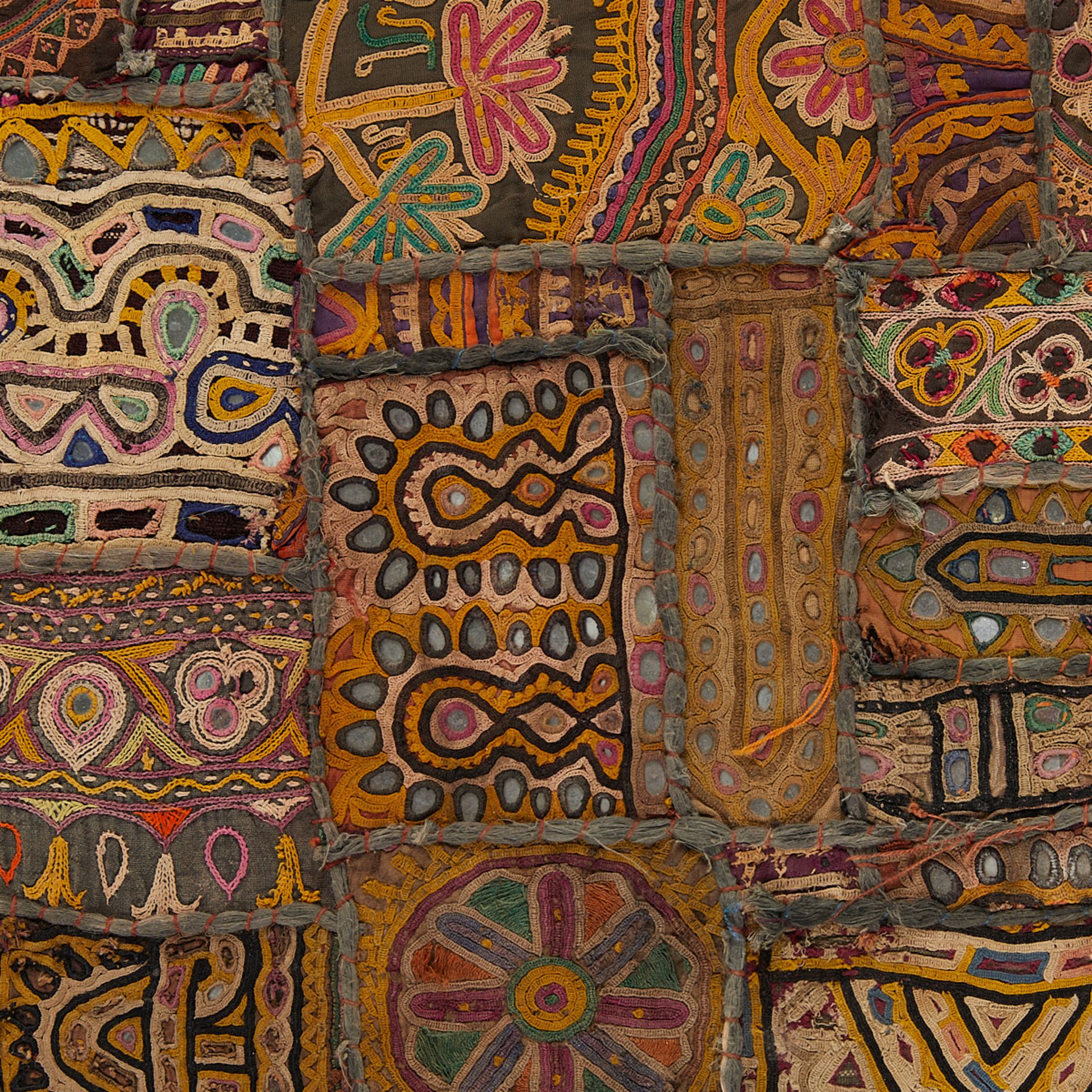 Indian Kutch Rabari Patchwork Wall Hanging - Bild 3 aus 10