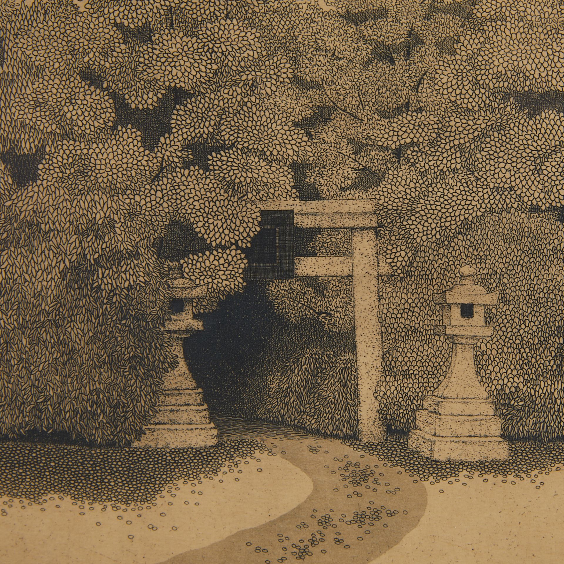 Ryohei Tanaka Etching on Paper 1966 - Bild 4 aus 7