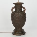 Japanese Bronze Vase as Lamp