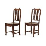 Pair of Chinese Export Rosewood Side Chairs