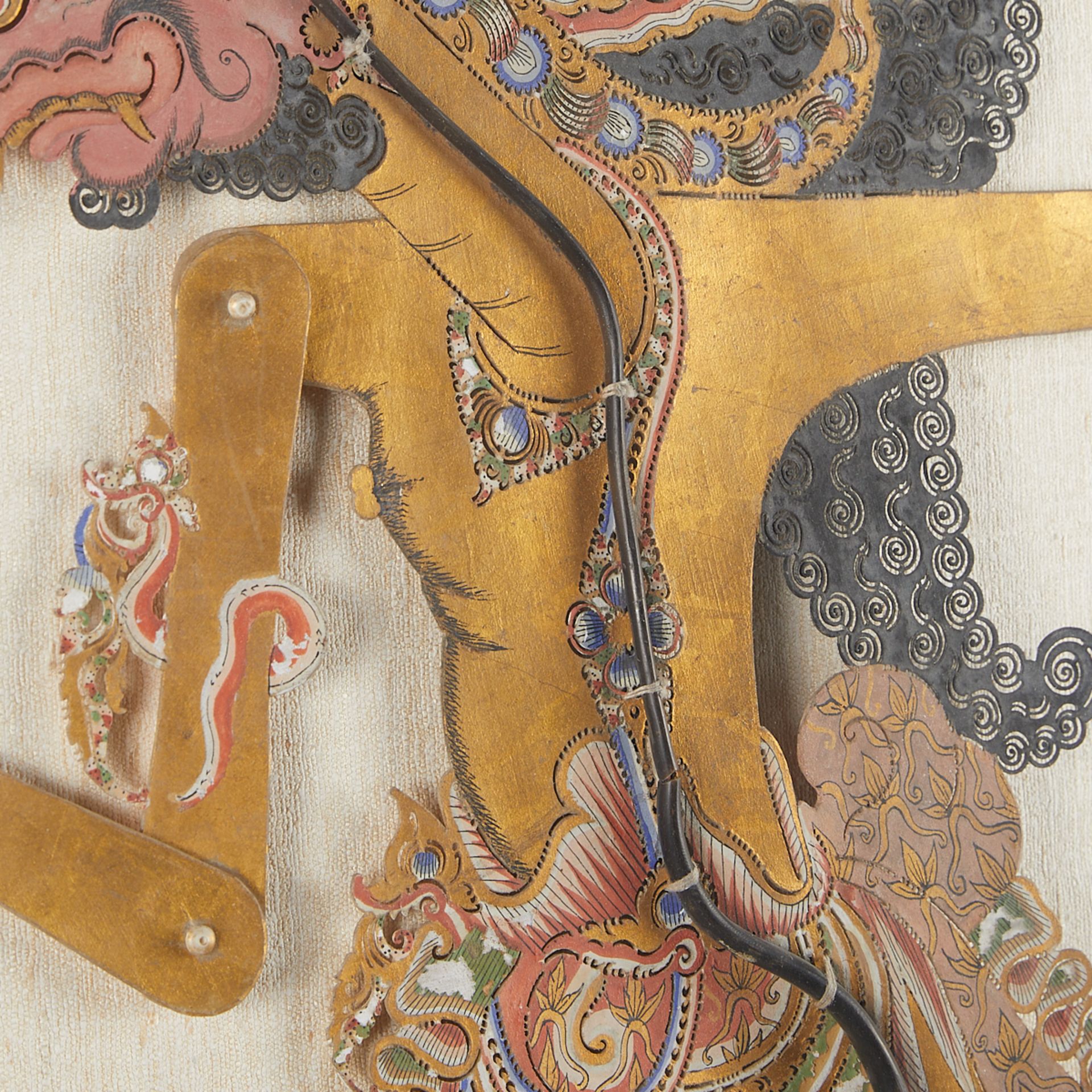 Indonesian Balinese Shadow Puppet of Human or God - Bild 3 aus 6