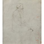 18th/19th c. Indian Portrait Drawing