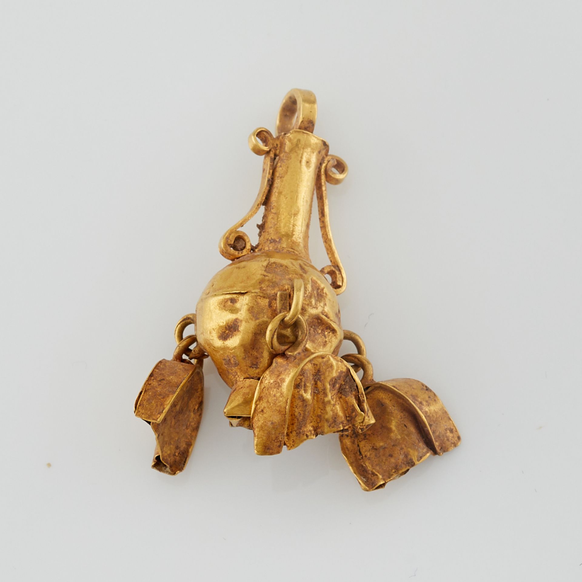 Ancient Parthian Gold Earrings - Image 4 of 5