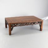 Chinese Carved Stand with Pierced Skirt