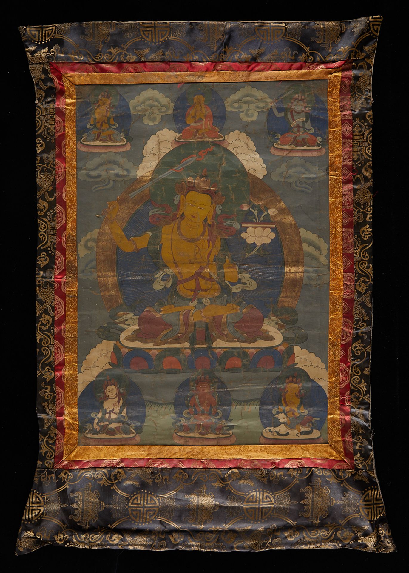 Tibetan Thangka Manjushri