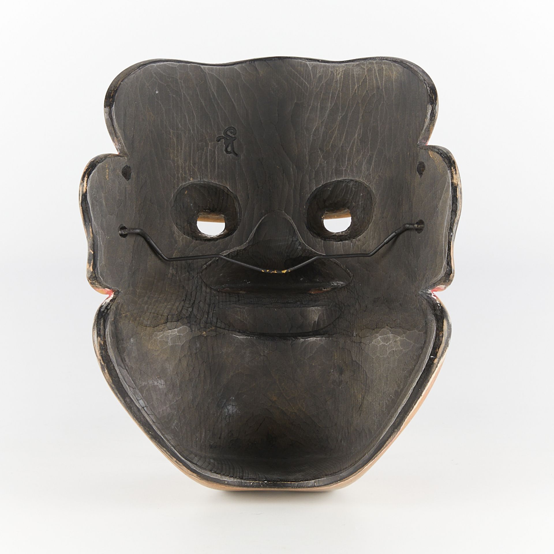 Bidou Yamaguchi Japanese Shishiguchi Noh Mask - Bild 3 aus 9
