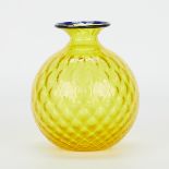 Venini Murano "Monofiori Balloton" MCM Glass Vase