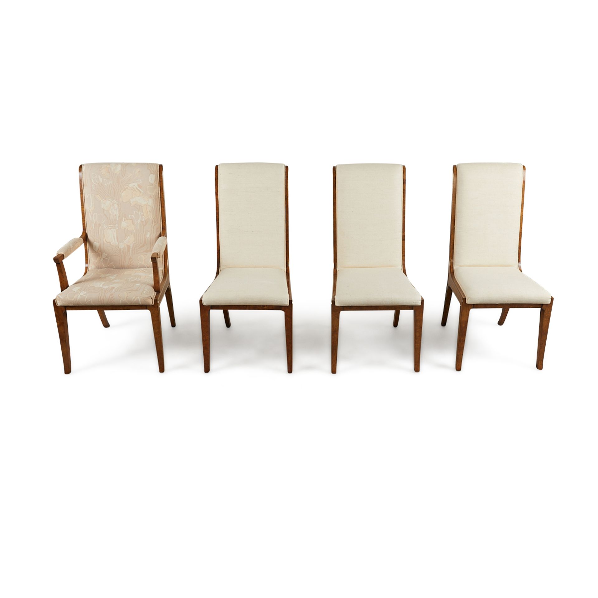 Set 8 Bernhard Rohne MasterCraft Burled Chairs - Bild 8 aus 24