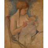 Armand Rassenfosse Nursing Mother Painting