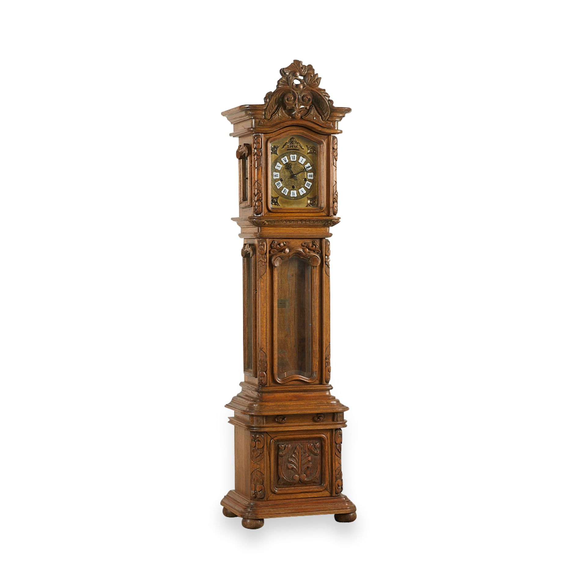 Oak Gazo Santa Clara Grandmother Case Clock - Bild 2 aus 16