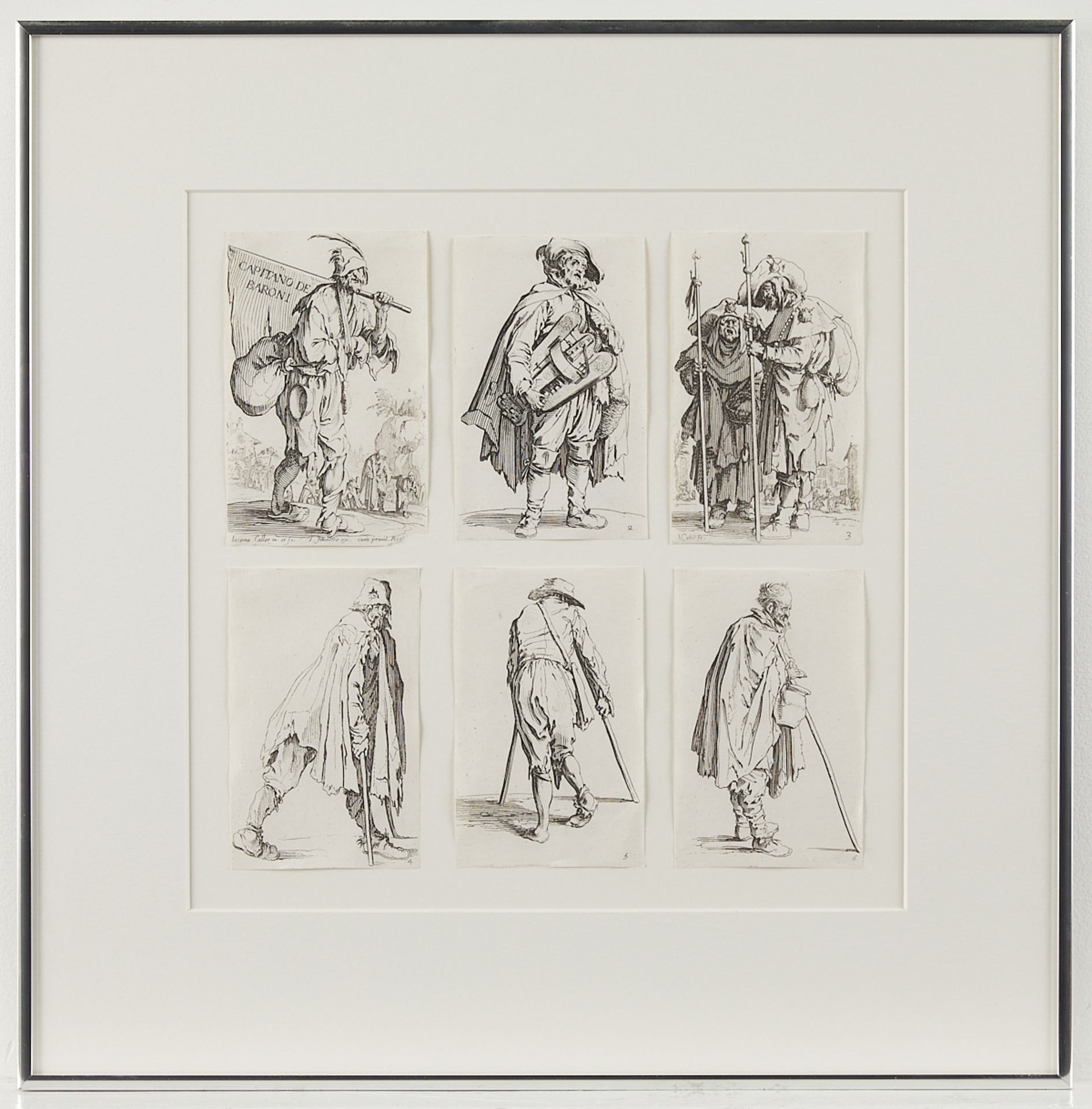 26 Etchings Jacques Callot "The Beggers" Suite - Image 9 of 25