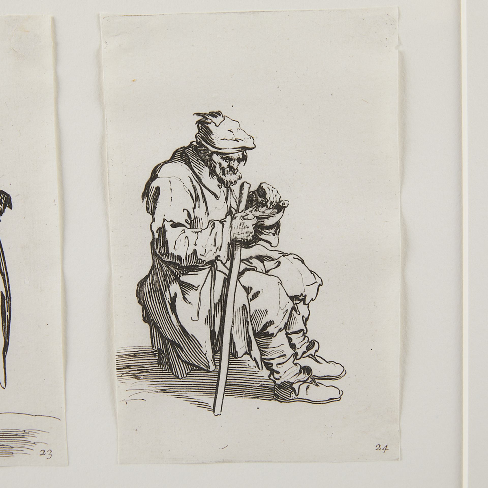 26 Etchings Jacques Callot "The Beggers" Suite - Image 18 of 25