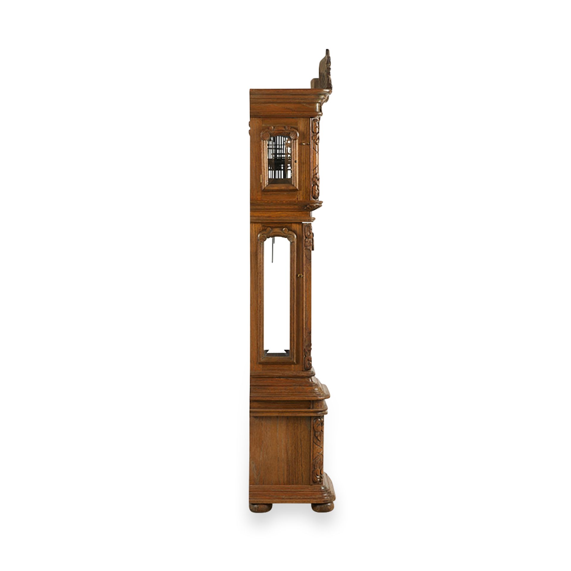 Oak Gazo Santa Clara Grandmother Case Clock - Bild 8 aus 16