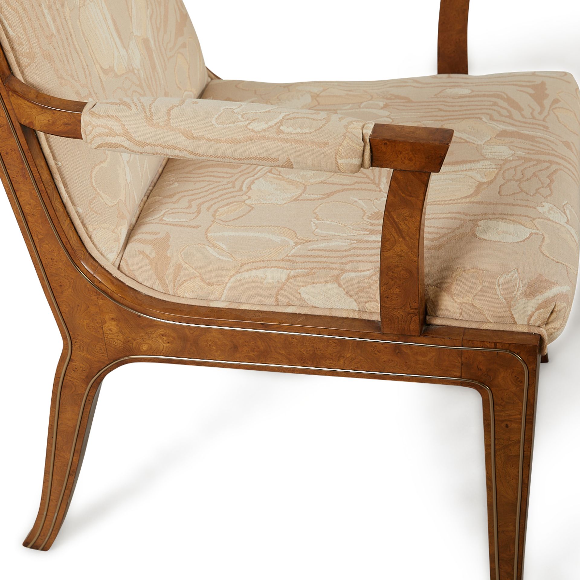 Set 8 Bernhard Rohne MasterCraft Burled Chairs - Image 10 of 24