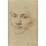 Bartolomeo Pinelli Graphite Portrait Drawing