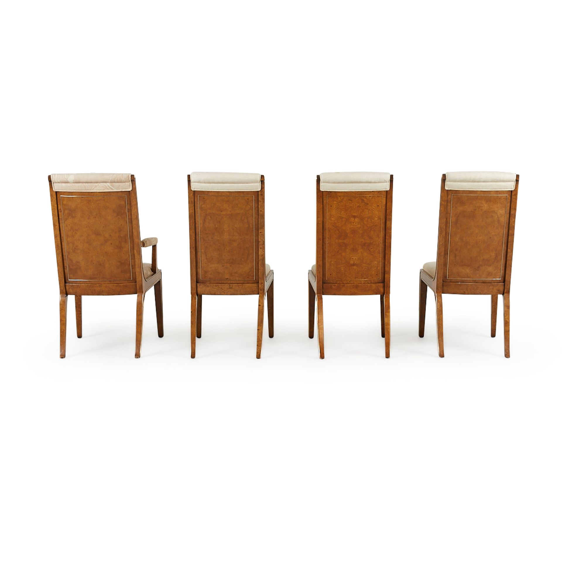 Set 8 Bernhard Rohne MasterCraft Burled Chairs - Image 16 of 24