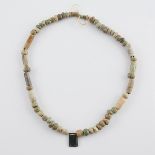 Mezcala Mexican Greenstone Plaque Necklace