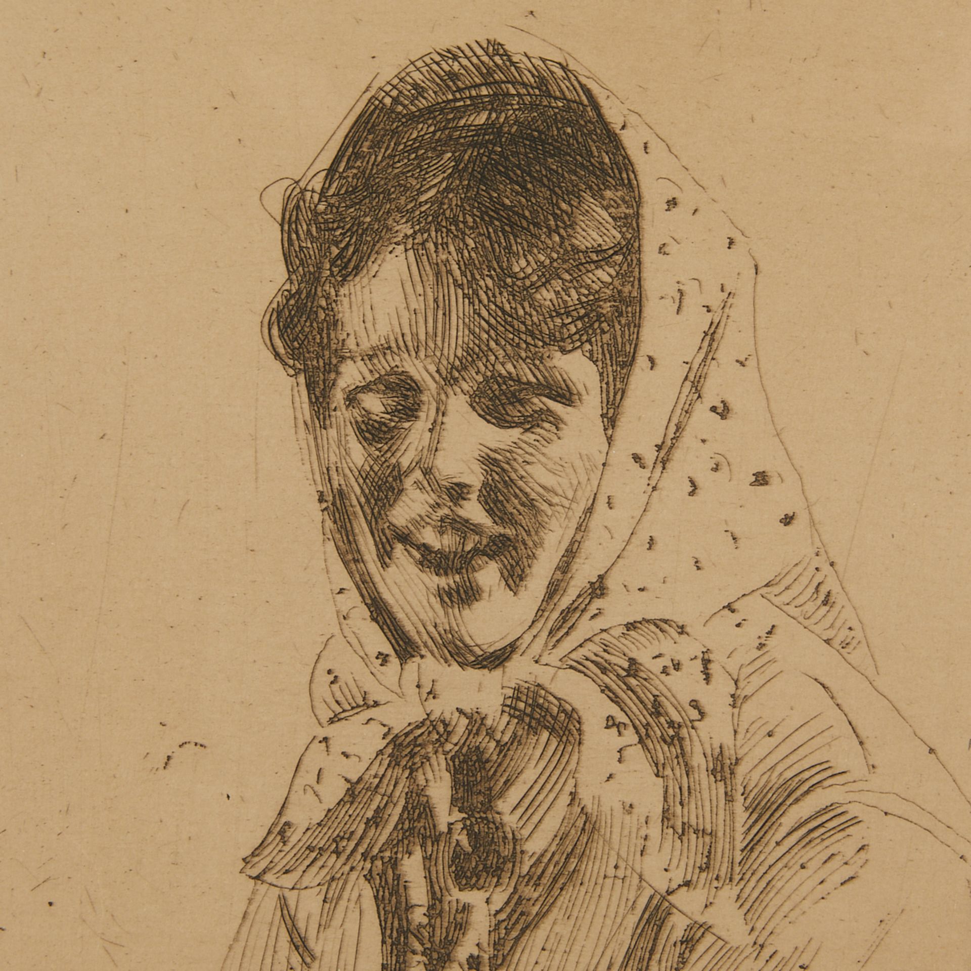 Anders Zorn "Skeri Girl/Skerikulla" Etching 1912 - Bild 4 aus 7