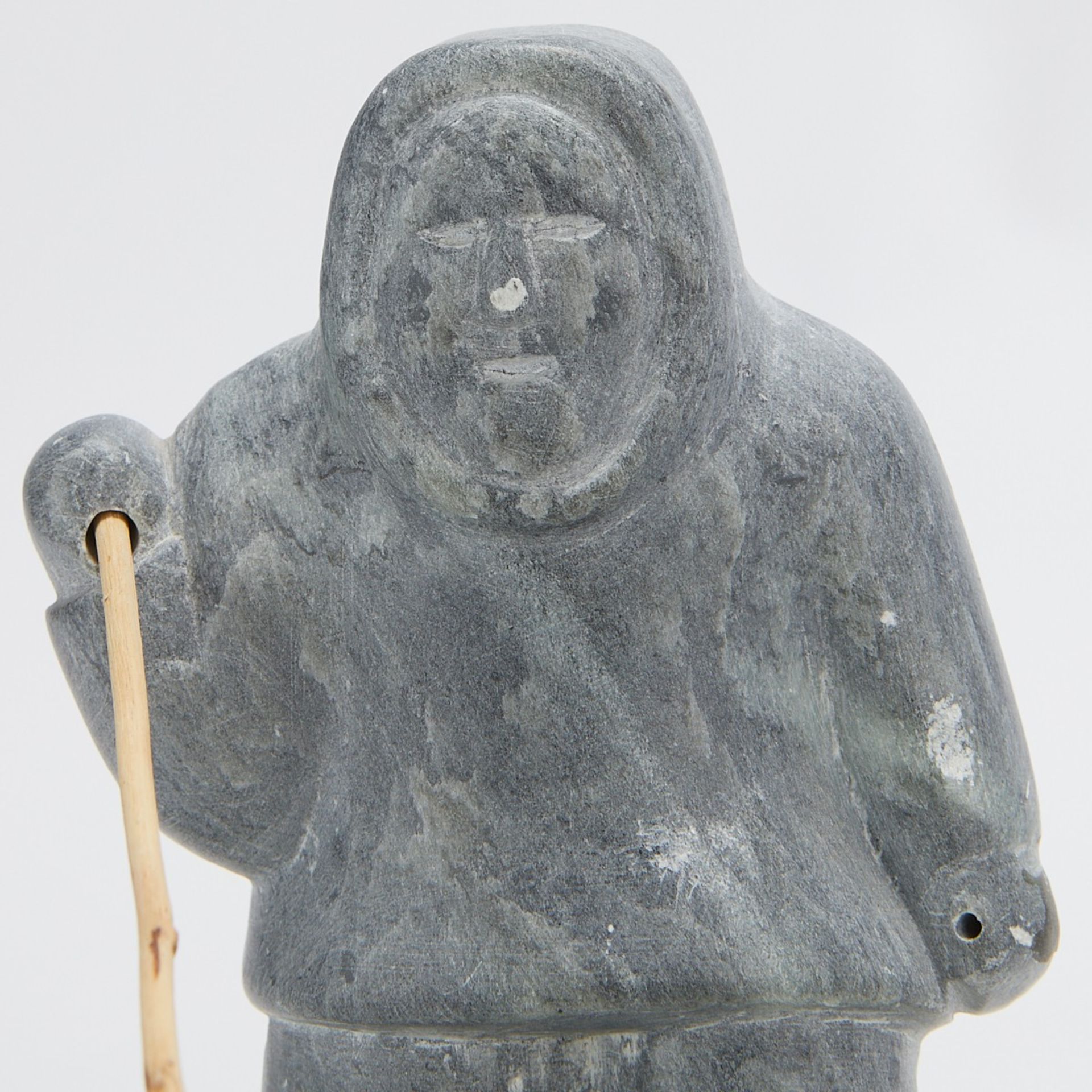 5 Inuit Soapstone Carvings - Al Wolf, Nigiyok - Bild 10 aus 20