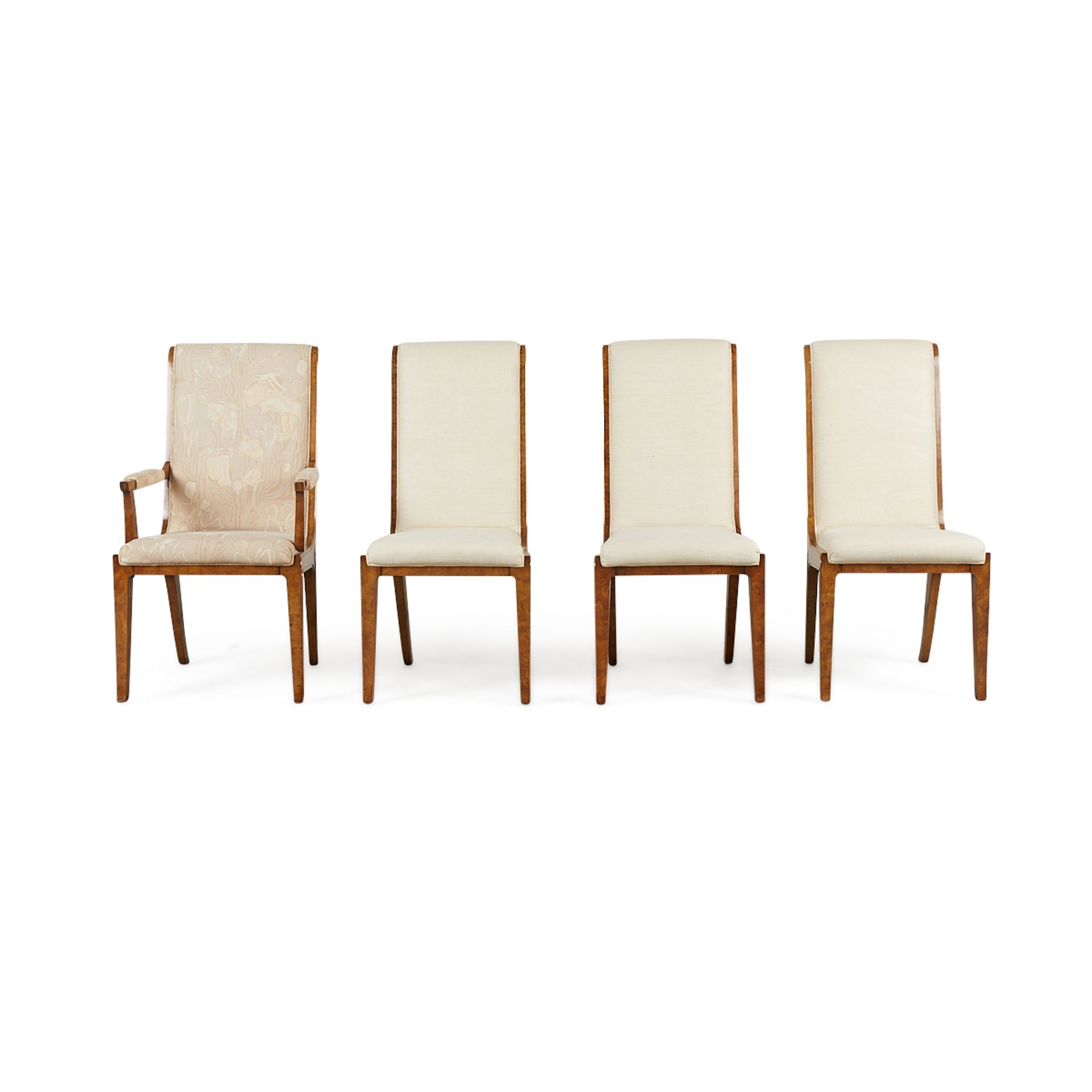 Set 8 Bernhard Rohne MasterCraft Burled Chairs - Bild 14 aus 24