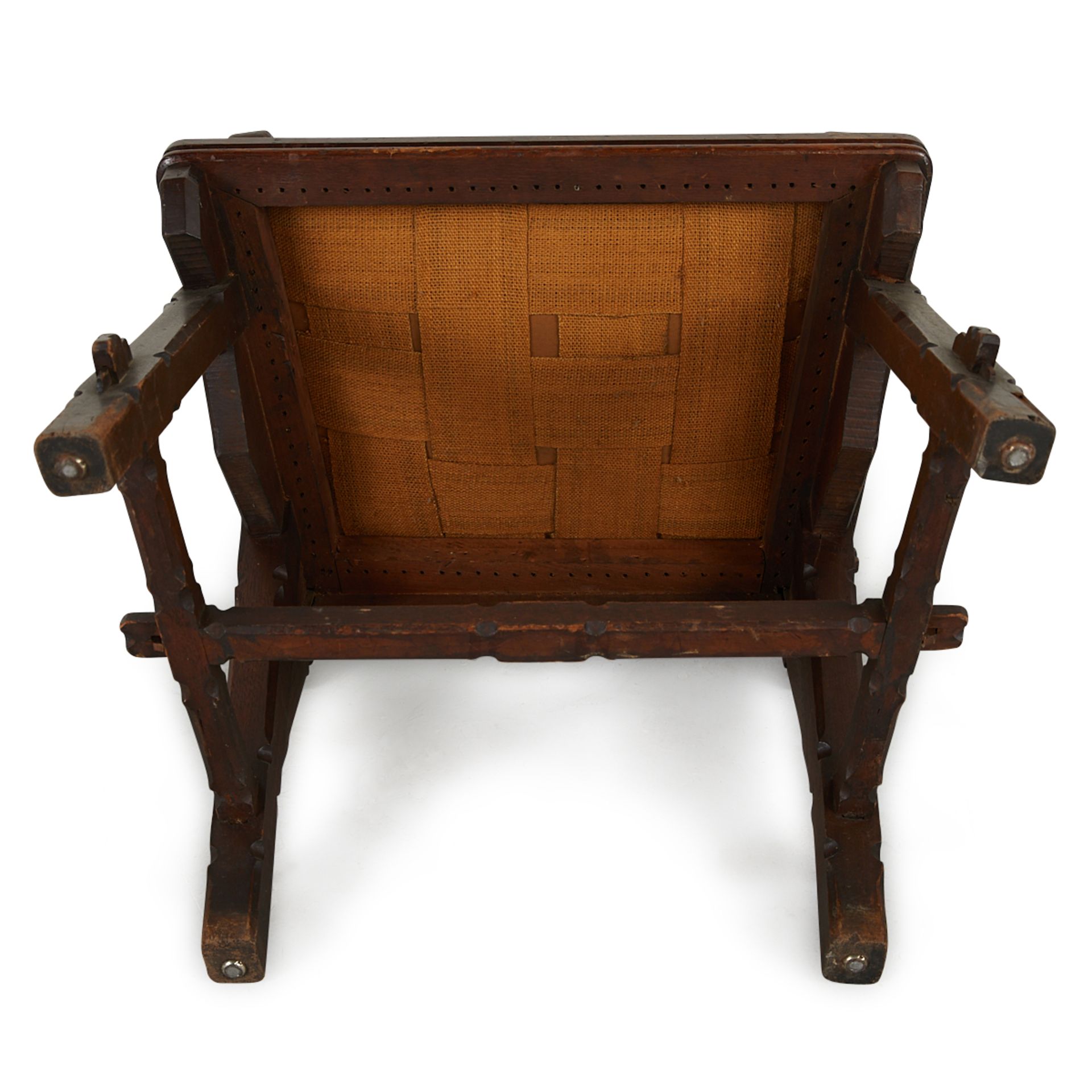 Aesthetic Movement Gothic Walnut Chair ca. 1875 - Image 11 of 11