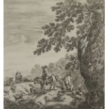 Stefano Della Bella Two Horsemen Etching 1656