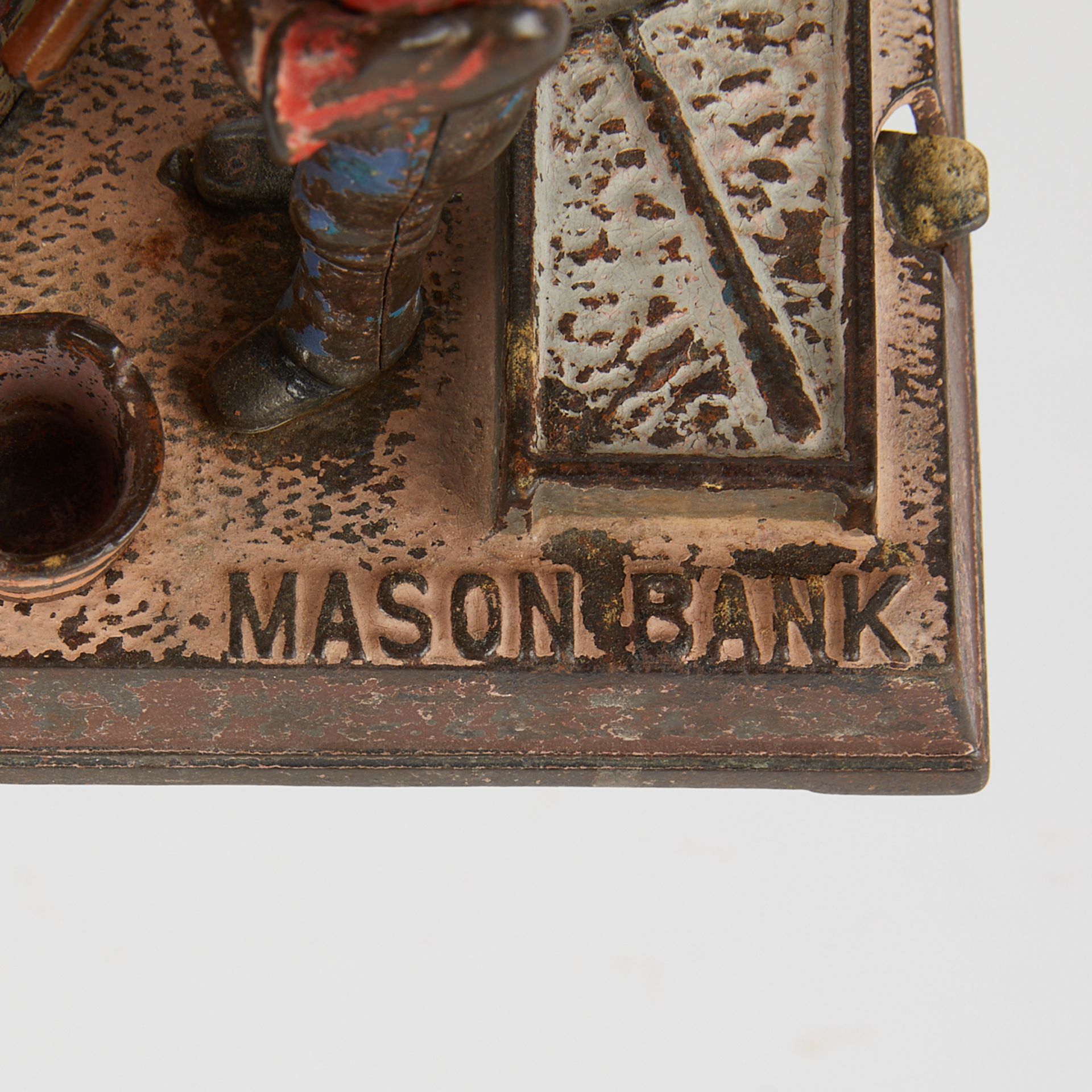 Shepard Hardware "Mason Bank" Mechanical Bank 1887 - Bild 9 aus 9