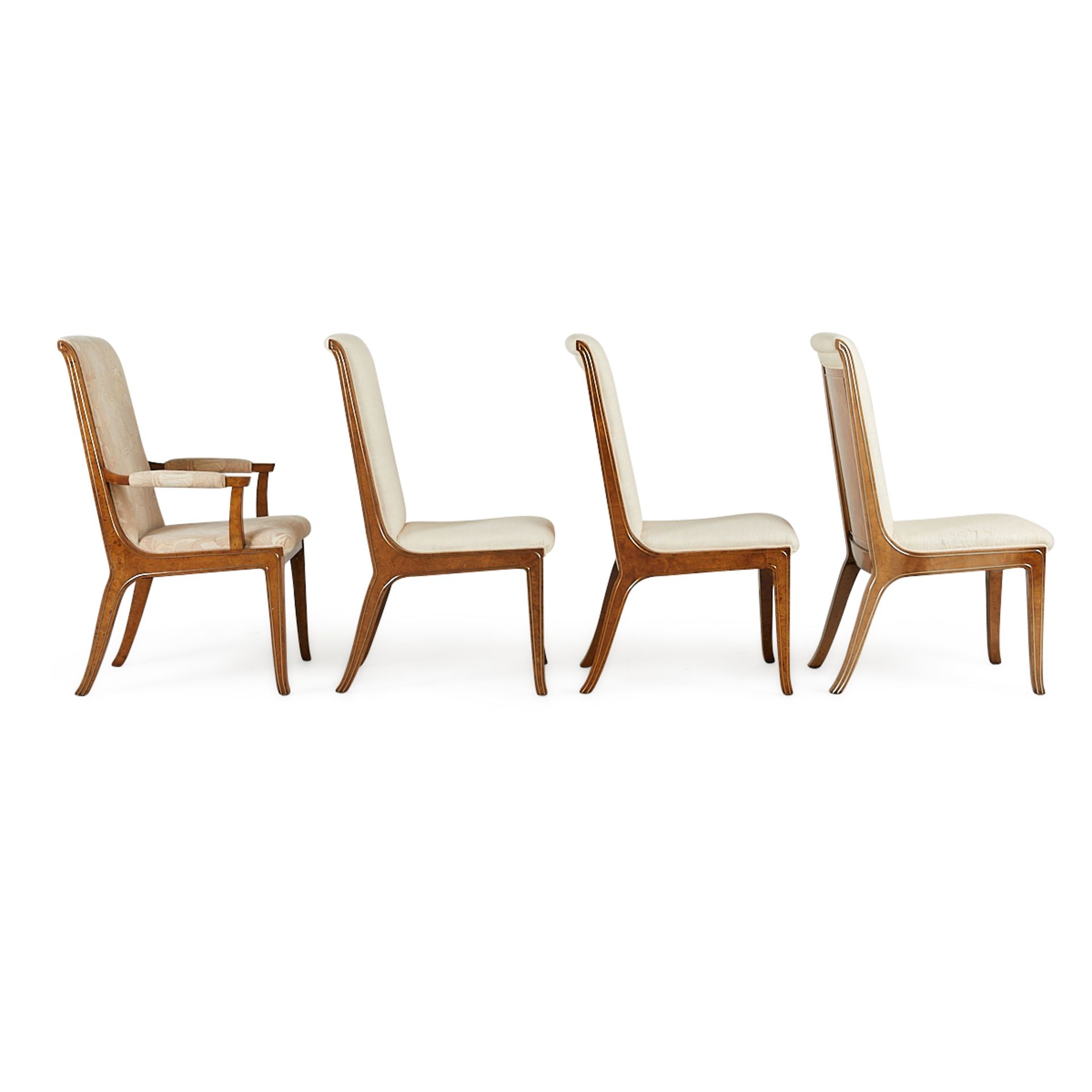 Set 8 Bernhard Rohne MasterCraft Burled Chairs - Bild 17 aus 24