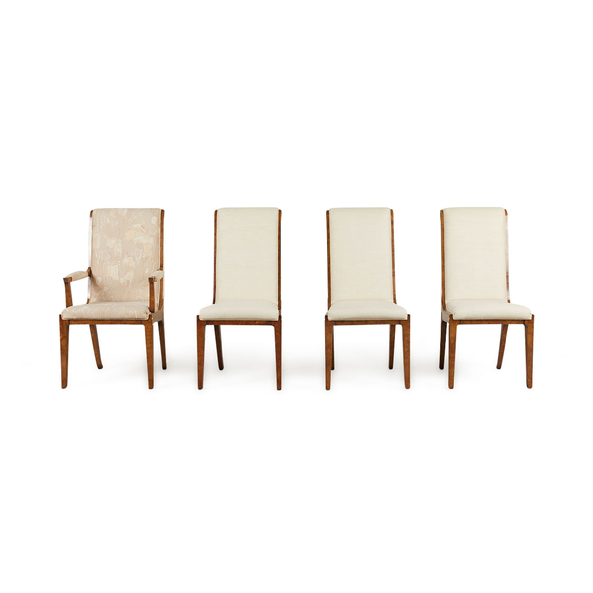 Set 8 Bernhard Rohne MasterCraft Burled Chairs - Bild 3 aus 24