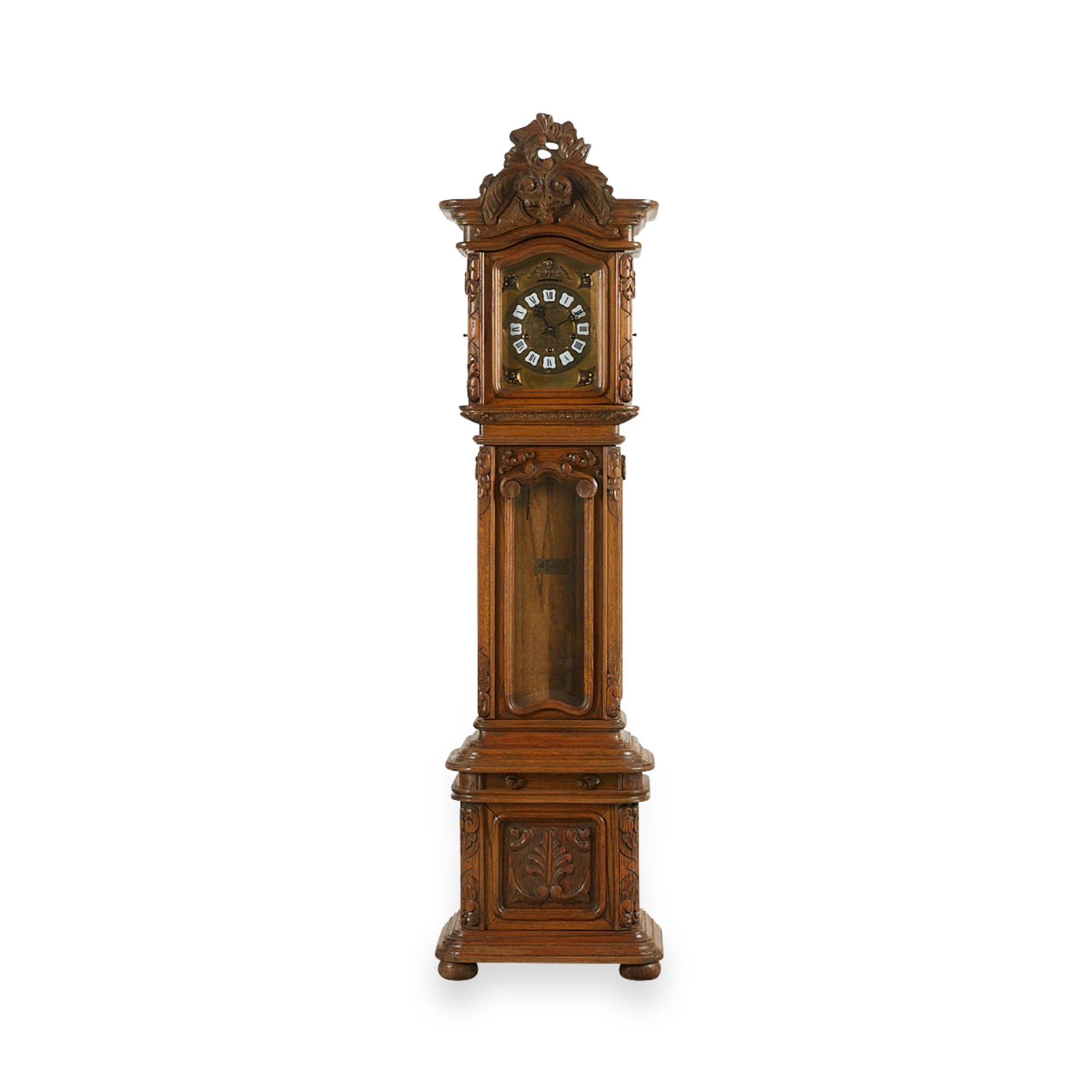 Oak Gazo Santa Clara Grandmother Case Clock - Bild 5 aus 16