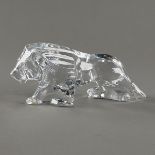 Vintage Baccarat French Crystal Glass Lion