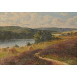 Attrib Jens Christian Bennedsen Landscape Painting