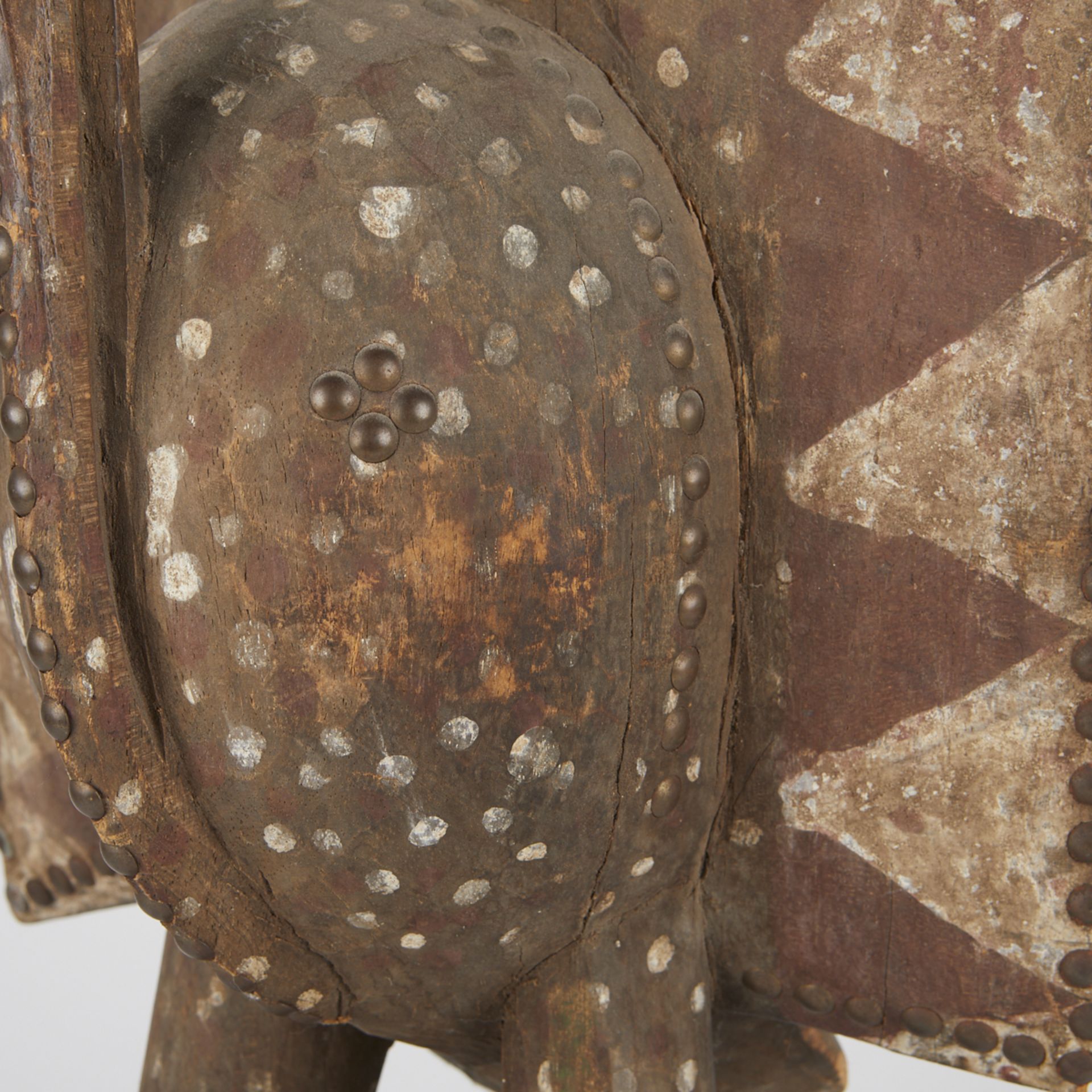 African Senufo Ivory Coast Carved Wood Hornbill - Bild 6 aus 14