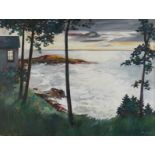 Anne Decoster Lake Superior Grand Marais Painting