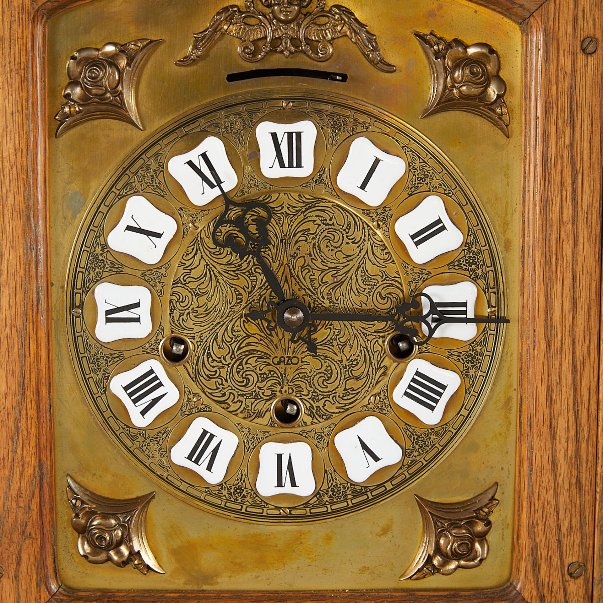 Oak Gazo Santa Clara Grandmother Case Clock - Bild 12 aus 16