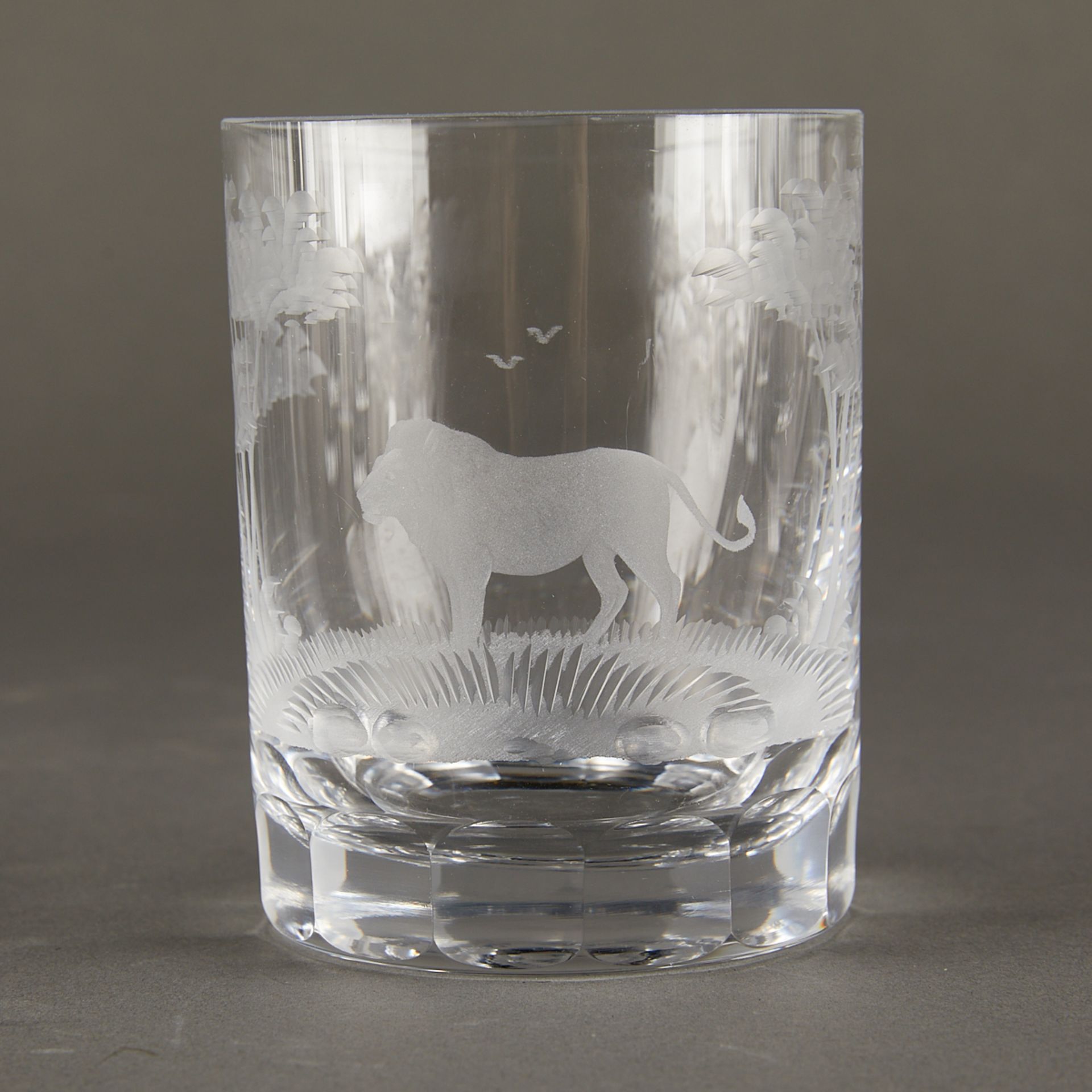 12 Queen Lace African Animal Crystal Glasses - Bild 7 aus 10