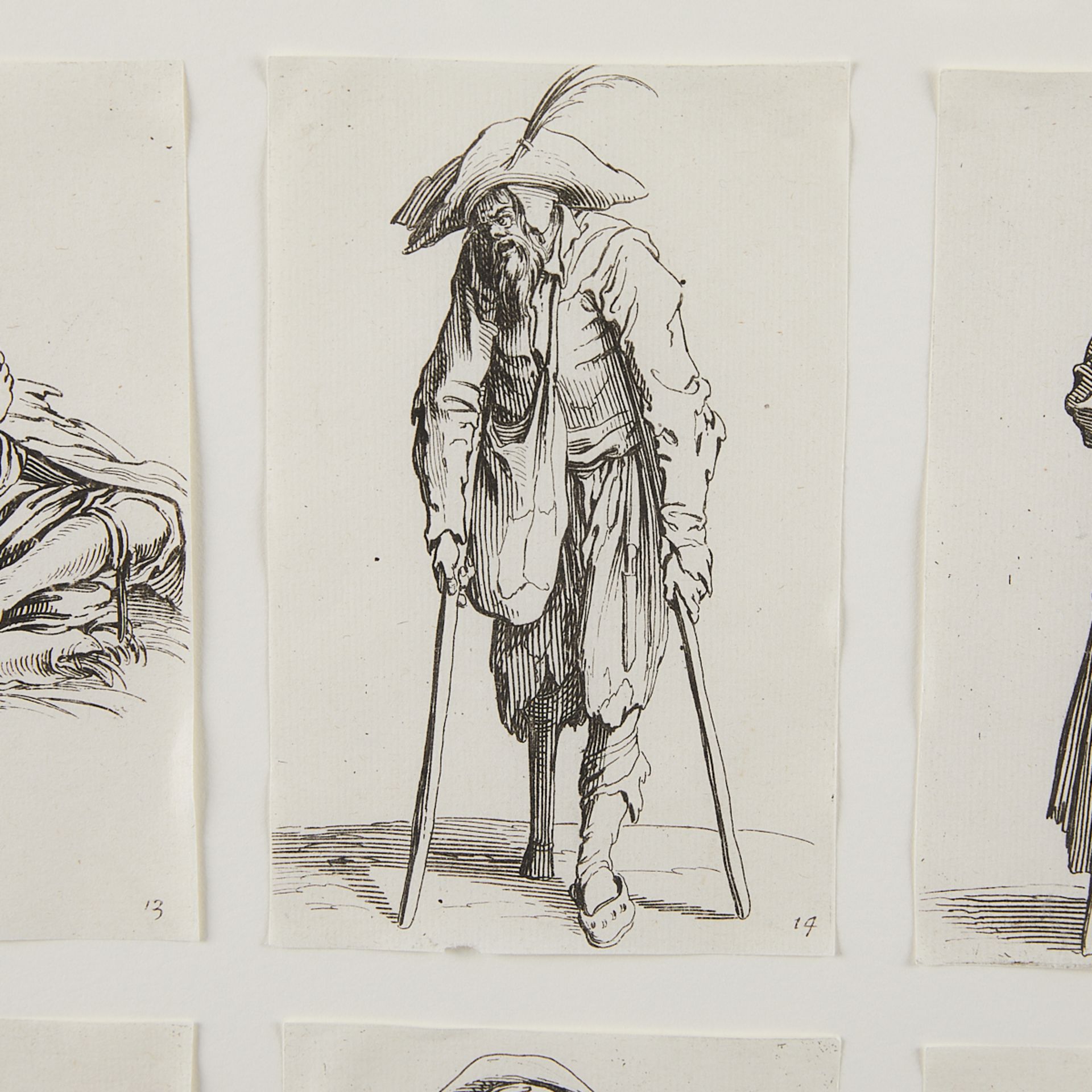 26 Etchings Jacques Callot "The Beggers" Suite - Image 14 of 25