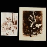 2 Photographs - Buffalo Bill & Amelia Earhart