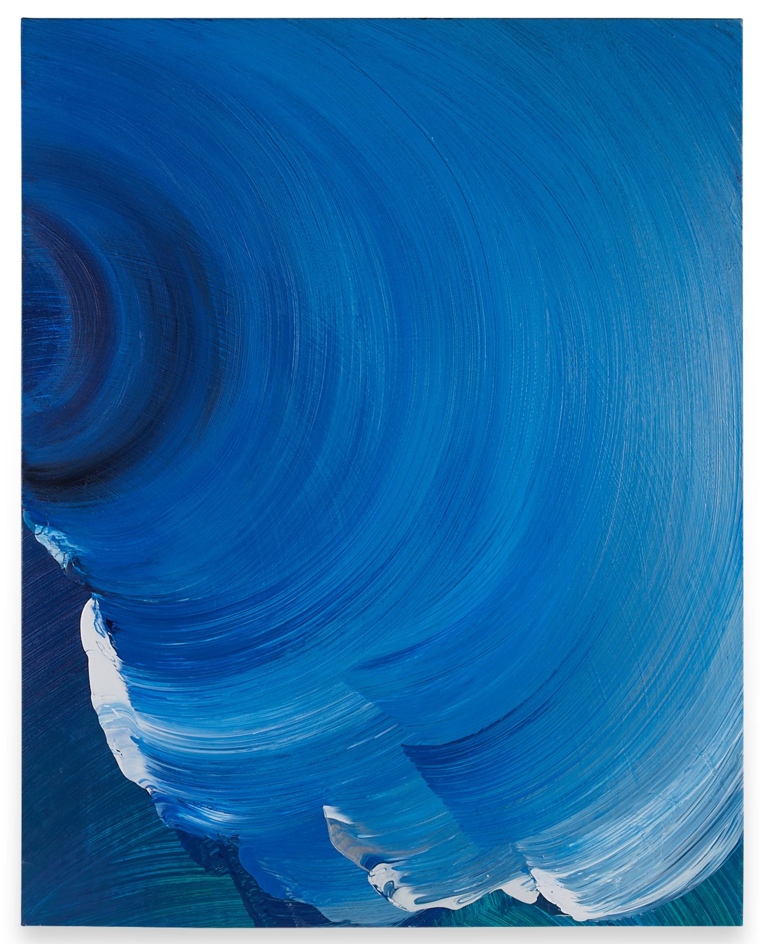 Sandi Sloane "Blue Night Wave" Mixed Media 2000 - Image 3 of 9