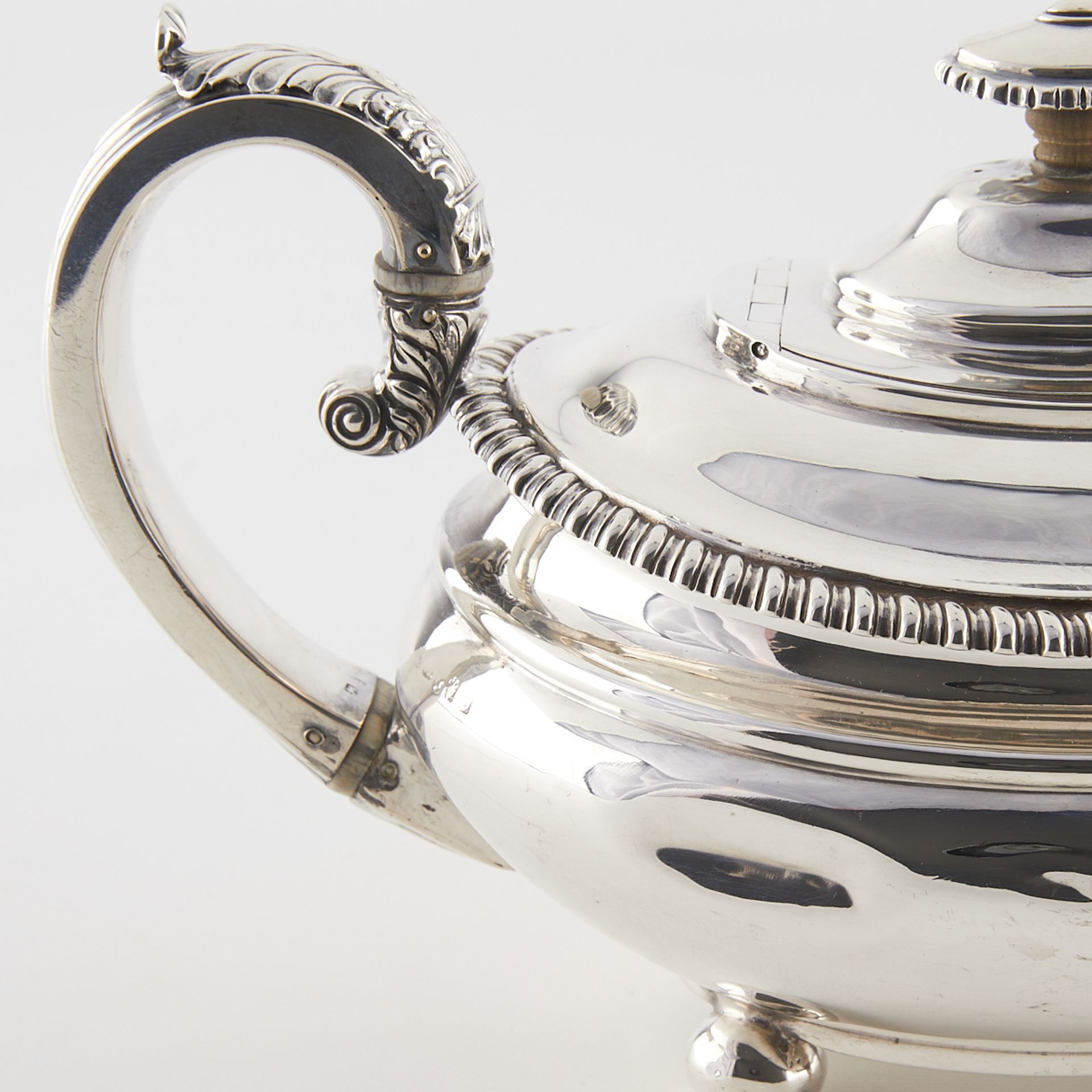 English Sterling Silver Teapot - Bild 10 aus 14