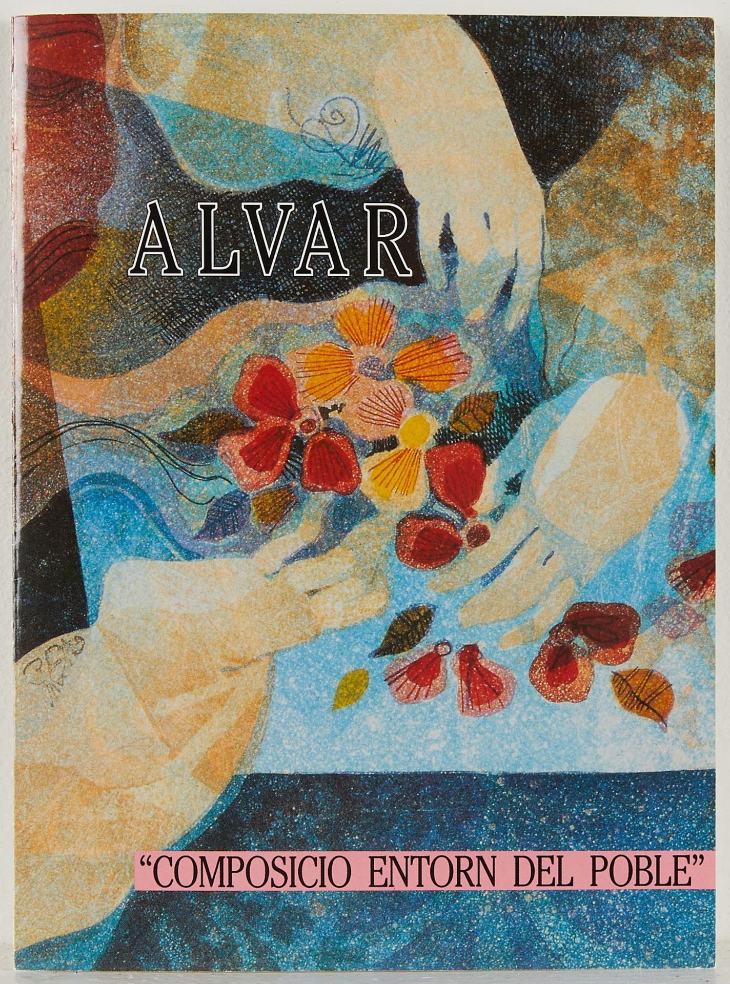 Alvar Sunol Figures with Village Lithograph - Bild 8 aus 8
